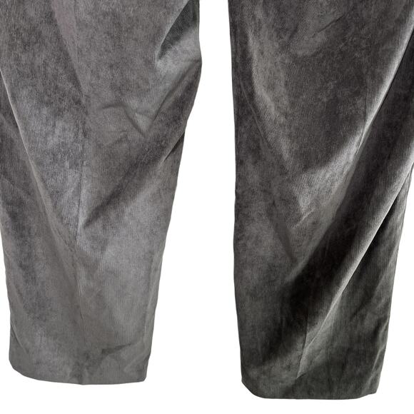 Zac & Rachel Woman Corduroy Pants 20W Silver Fox Short Length New - Picture 6 of 14